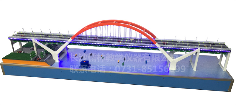 重庆菜园坝钢管混凝土拱桥模型